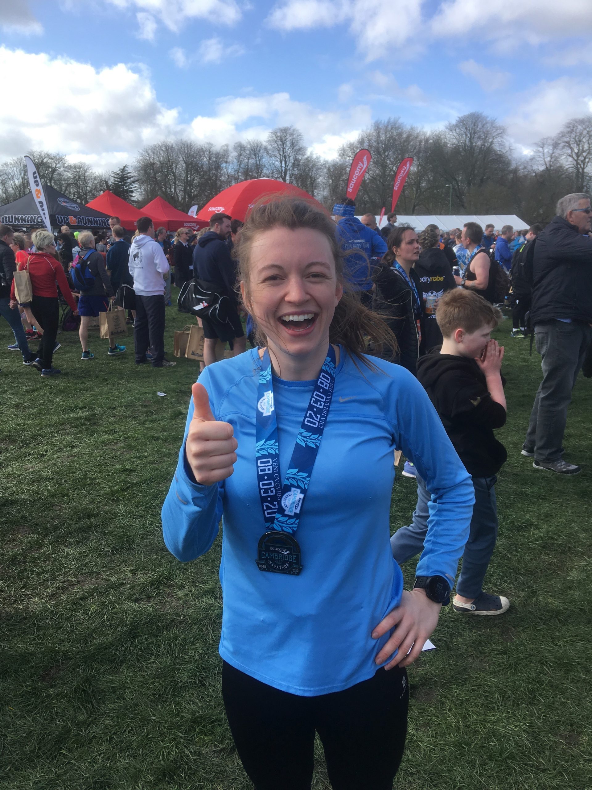 Claire Hemmingway half marathon 10-03-19 – Emmanuel International UK